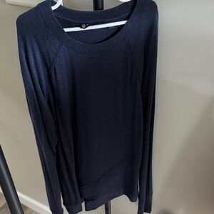 Athleta Deep Navy Women's Crossover Sweatshirt size XXS like new